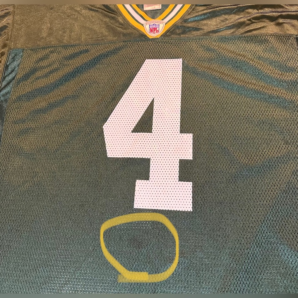 VINTAGE reebok men’s greenbay packers brett favre #4 jersey size large - Picture 3 of 7